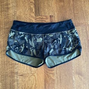 Lululemon Camo Speed Up Short 2.5” rare color 8